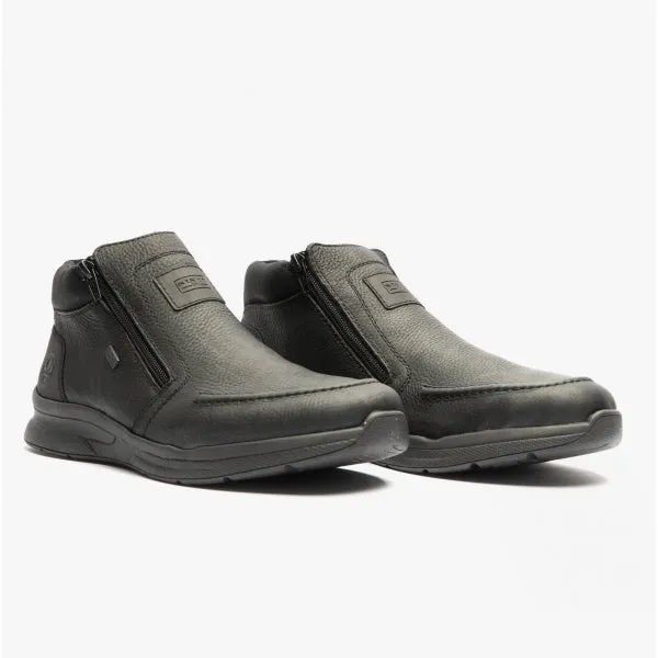 14820-00 Mens Leather Boots Black