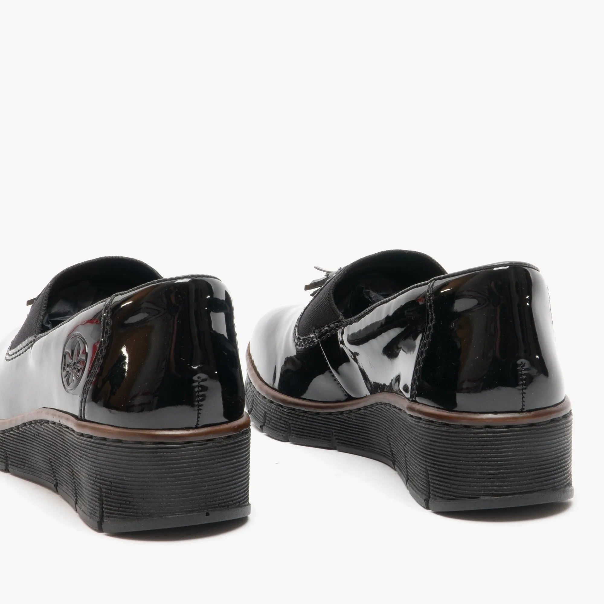 53751-00 Ladies Slip On Shoes Black