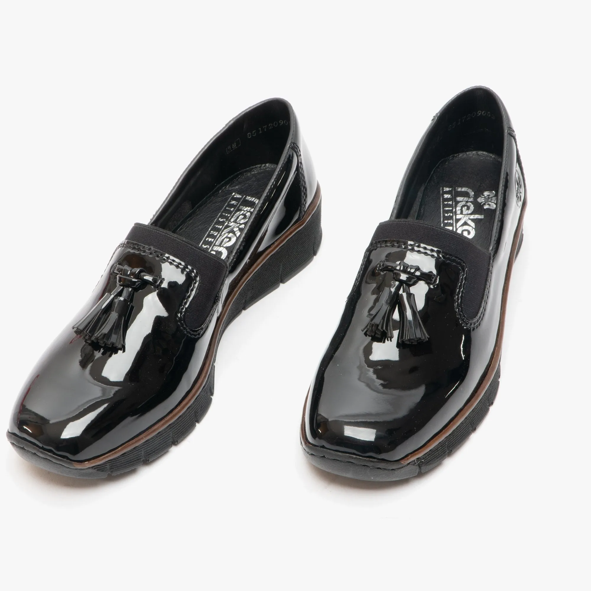 53751-00 Ladies Slip On Shoes Black