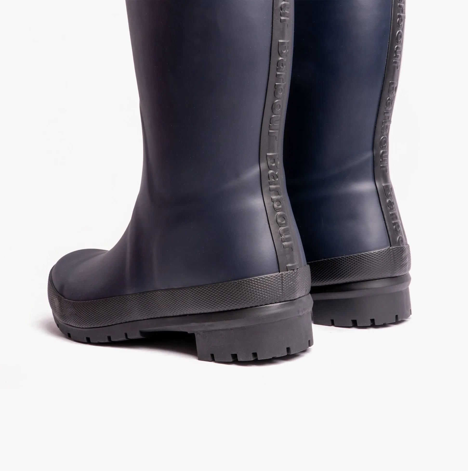 ABBEY Womens Wellington Boots Navy