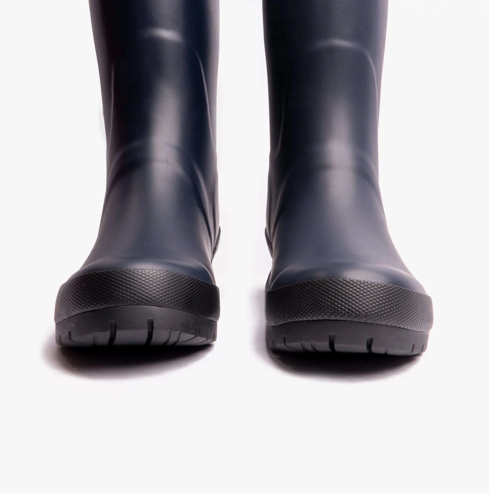 ABBEY Womens Wellington Boots Navy