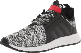 adidas Originals X_PLR Skate Shoe, Black/Black/Red, 4 US Unisex Big Kid