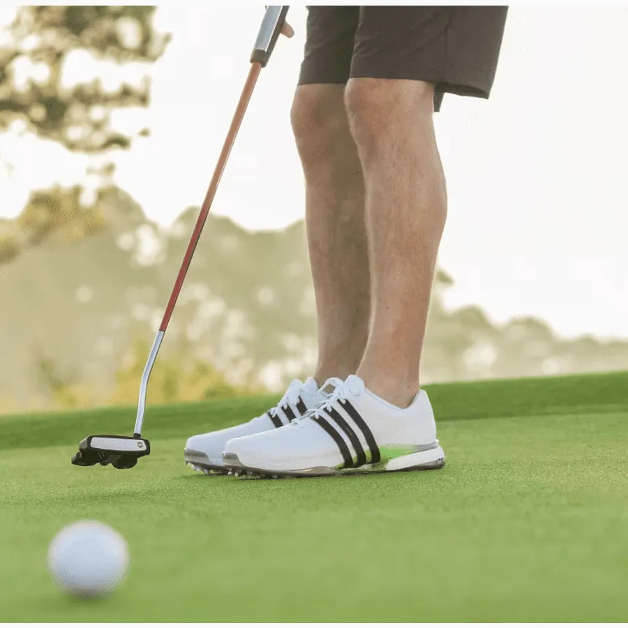 Adidas Tour360 24 Mens Golf Shoes - Enhanced Comfort in White, Stylish and Performance-Driven