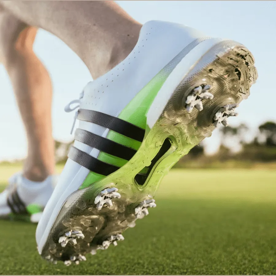 Adidas Tour360 24 Mens Golf Shoes - Enhanced Comfort in White, Stylish and Performance-Driven