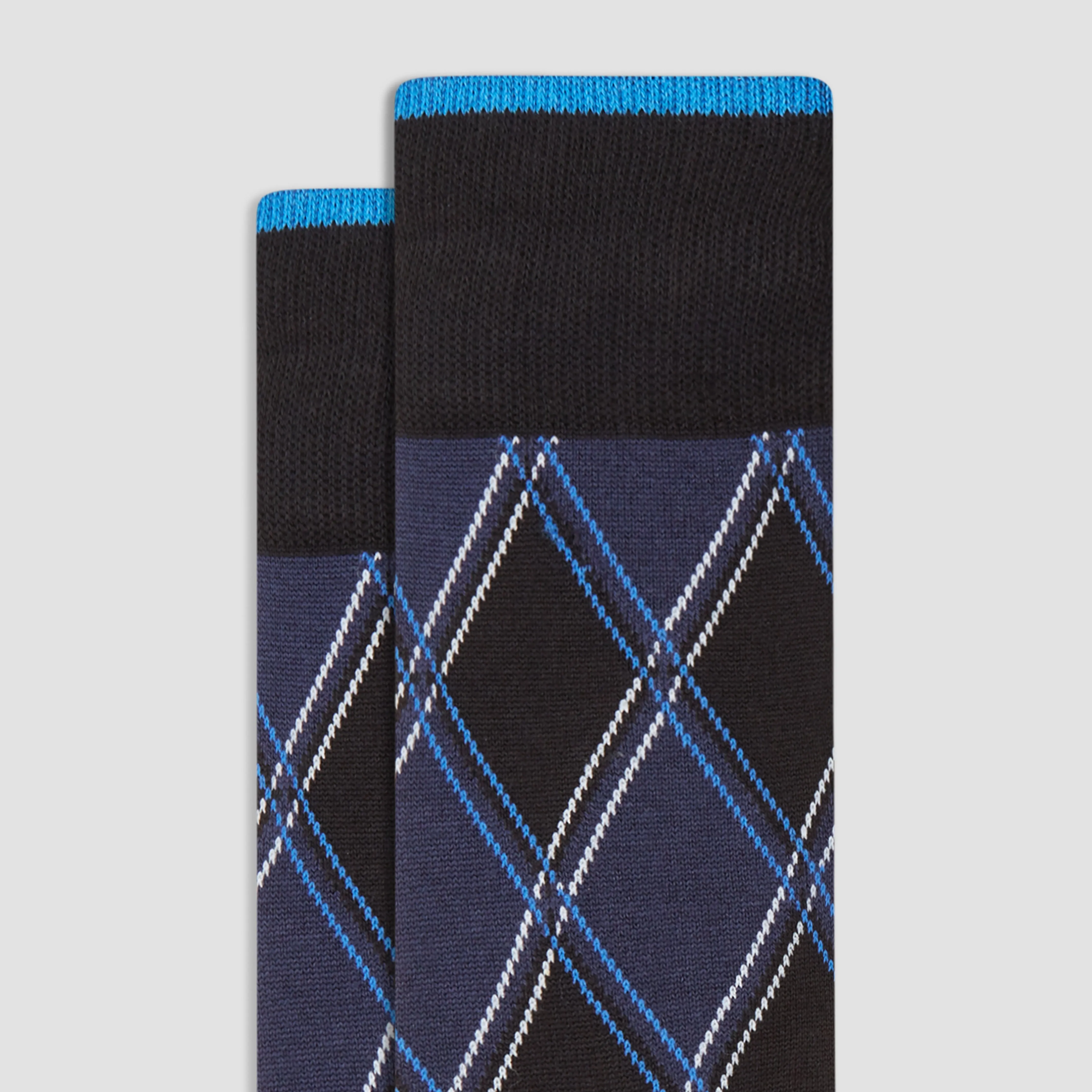 Argyle Mid-Calf Socks