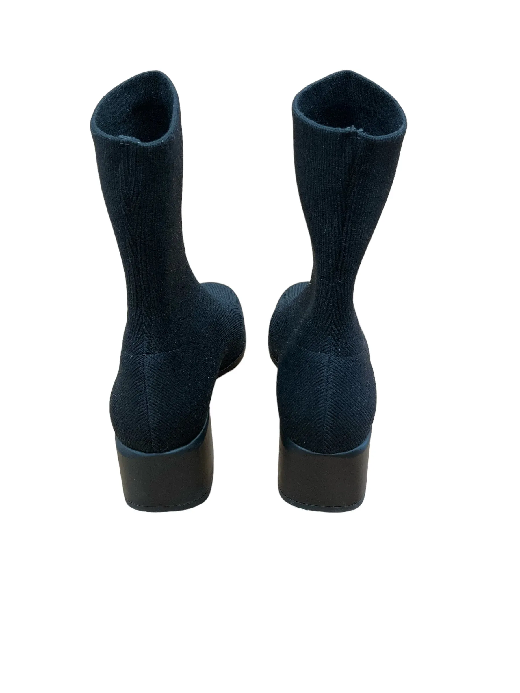 Black Boots Ankle Heels Via Spiga, Size 8