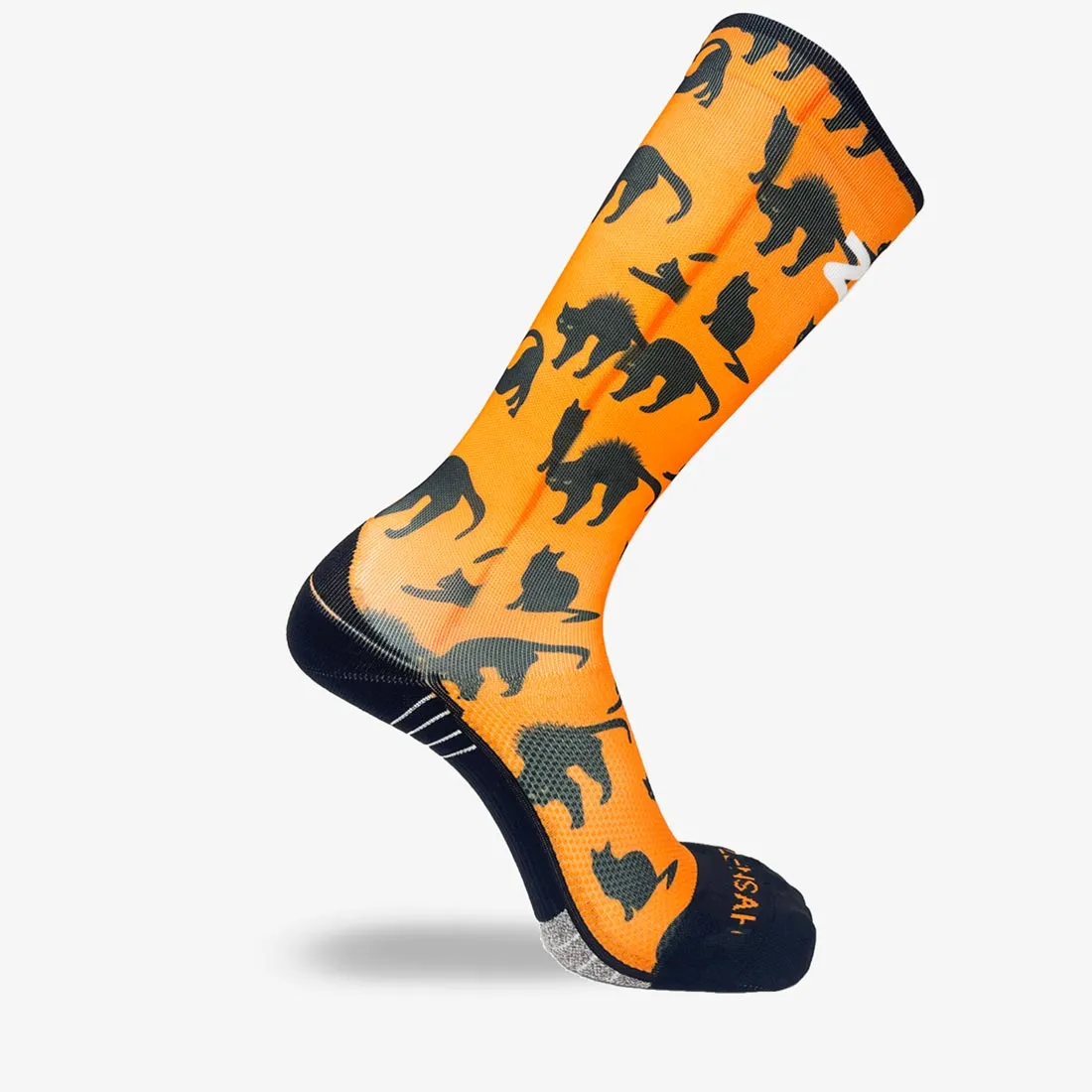 Black Cats Compression Socks (Knee-High)