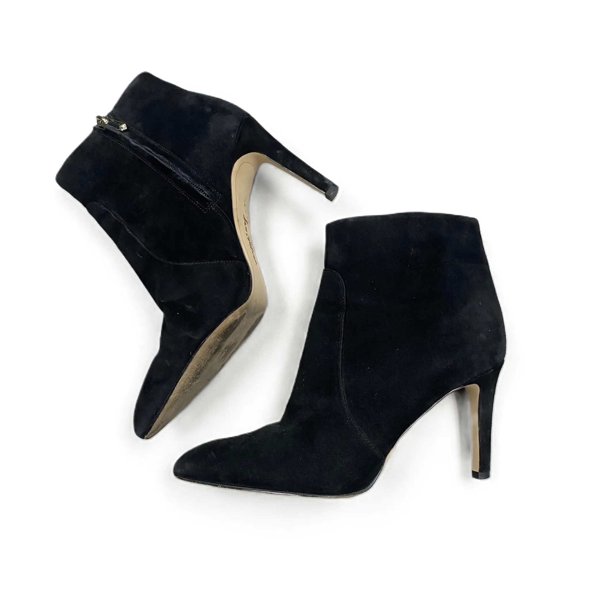 Boots Ankle Heels By Sam Edelman In Black, Size: 9