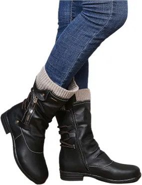 Boots For Women Knee High Wide Width Cowboy Boots Cowgirl Western Pointed Toe Wide Calf Fashion Classic Boot