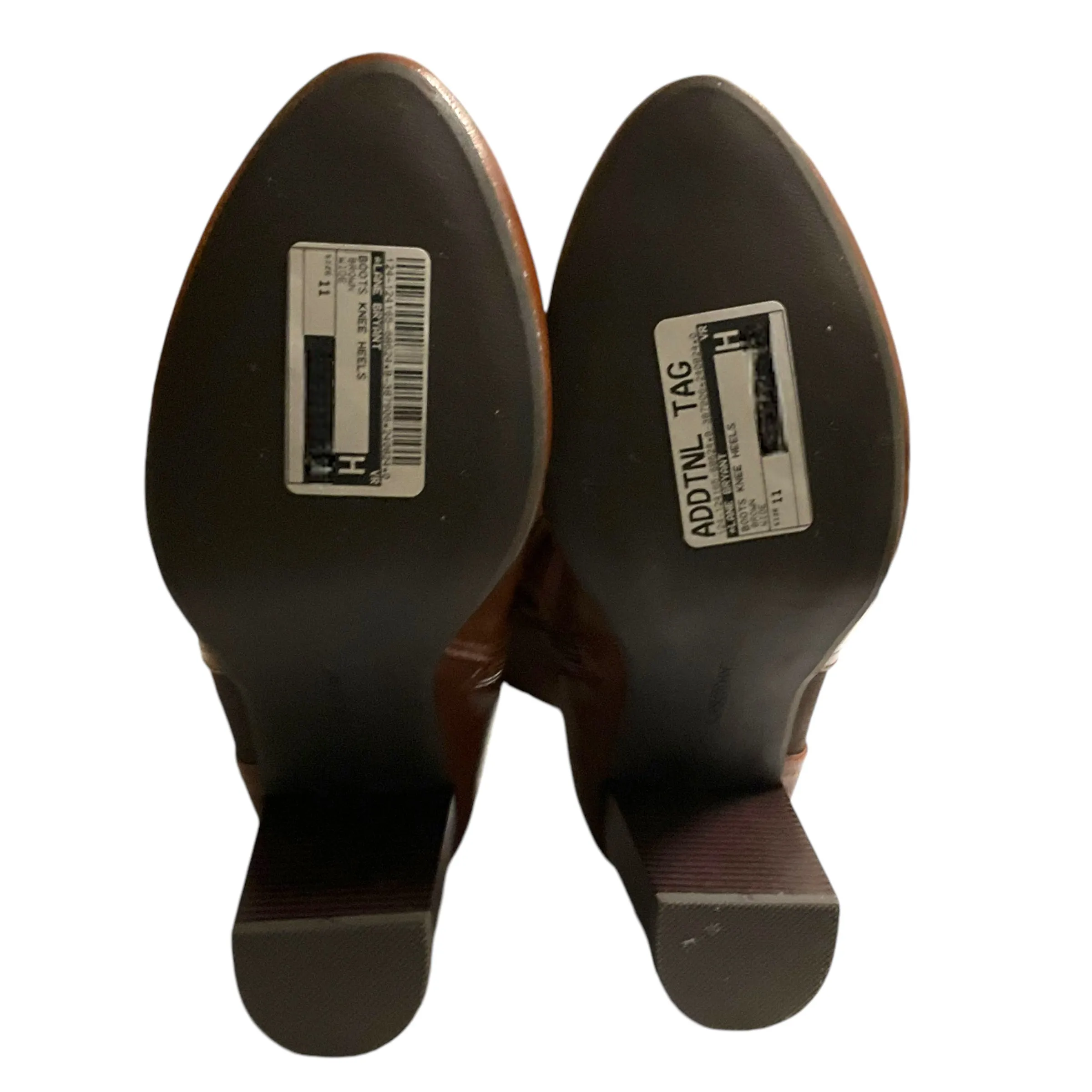 Boots Knee Heels By Lane Bryant In Brown, Size: 11