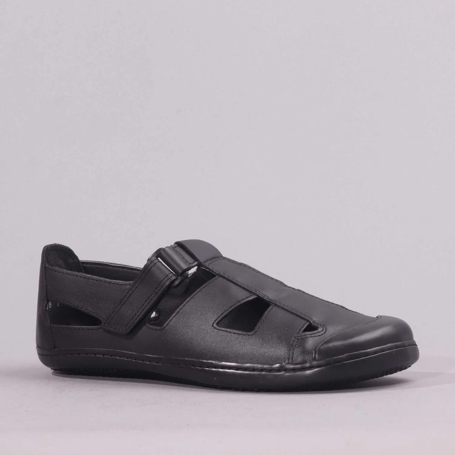 Boys School Sandal in Black  Sizes 39-47 - 7818