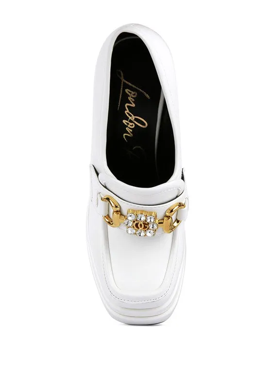 Bratz High Block Heeled Jewel Loafers