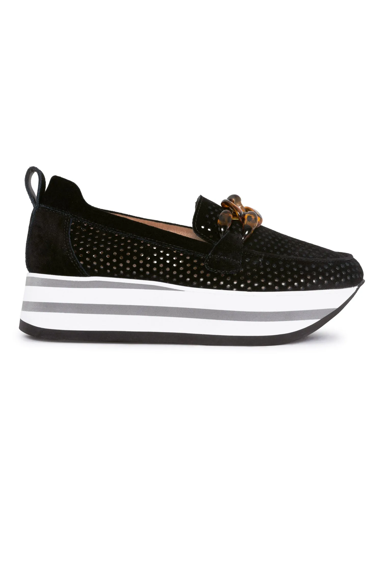 Fern Platform Loafers - Black