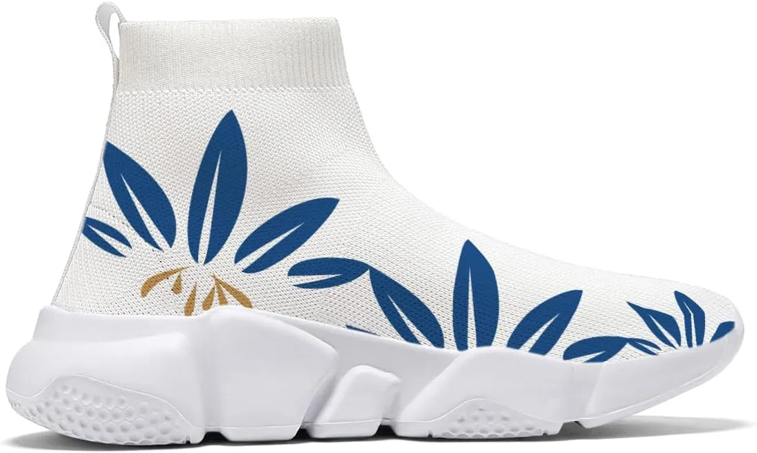 Japanese Graffiti Art Printed Shoes Boys Sneakers Girls Casual Walking Socks Shoes