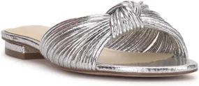 Jessica Simpson Womens Dydra Denim Slip-On Slide Sandals