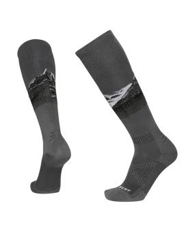 LE BENT Cody Townsend Pro Series Zero Cushion Snow Socks Gunmetal