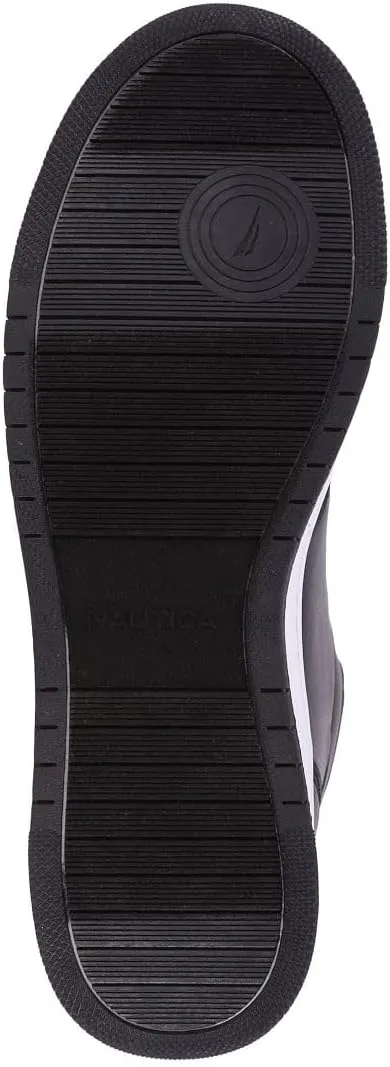 Nautica Men's High-Top Fashion Sneakers - Lace-Up Trainers for Stylish Basketball Style and Comfortable Walking Shoes-Oakford