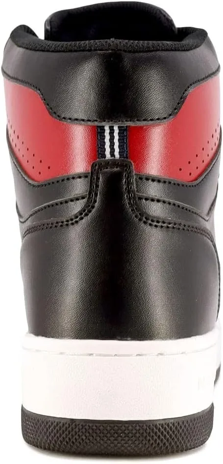 Nautica Men's High-Top Fashion Sneakers - Lace-Up Trainers for Stylish Basketball Style and Comfortable Walking Shoes-Oakford