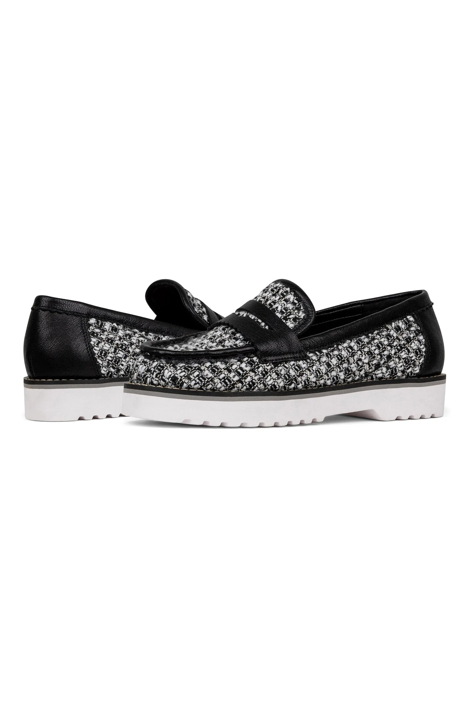 Owens Loafers - Black And White