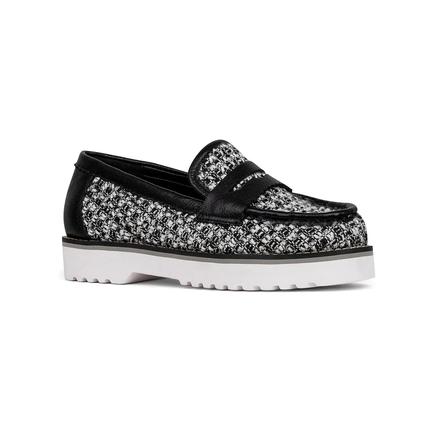 Owens Loafers - Black And White