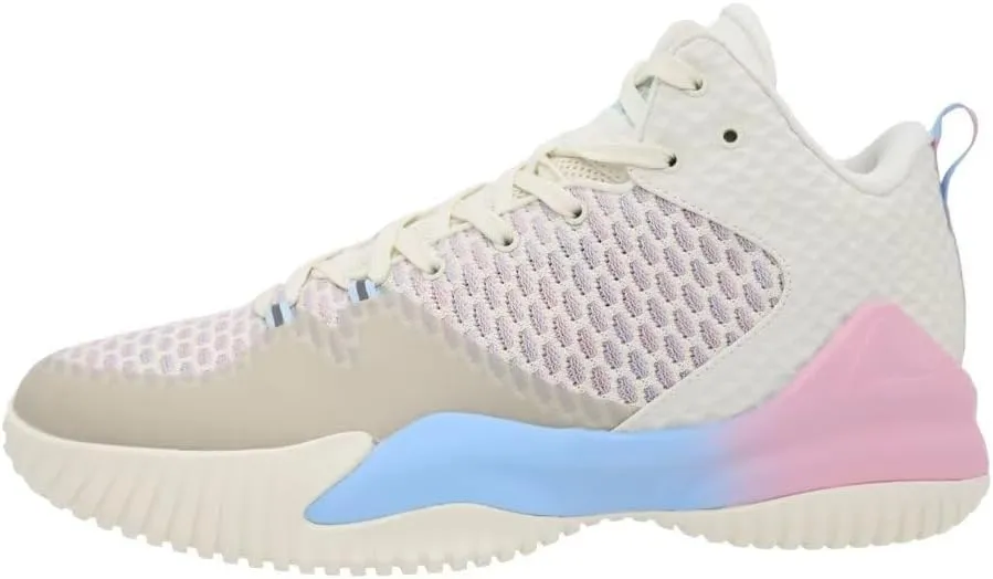 PEAK High Top Mens Basketball Shoes Streetball Master Breathable Outdoor Sneakers Cushioning Shoes for Fitness