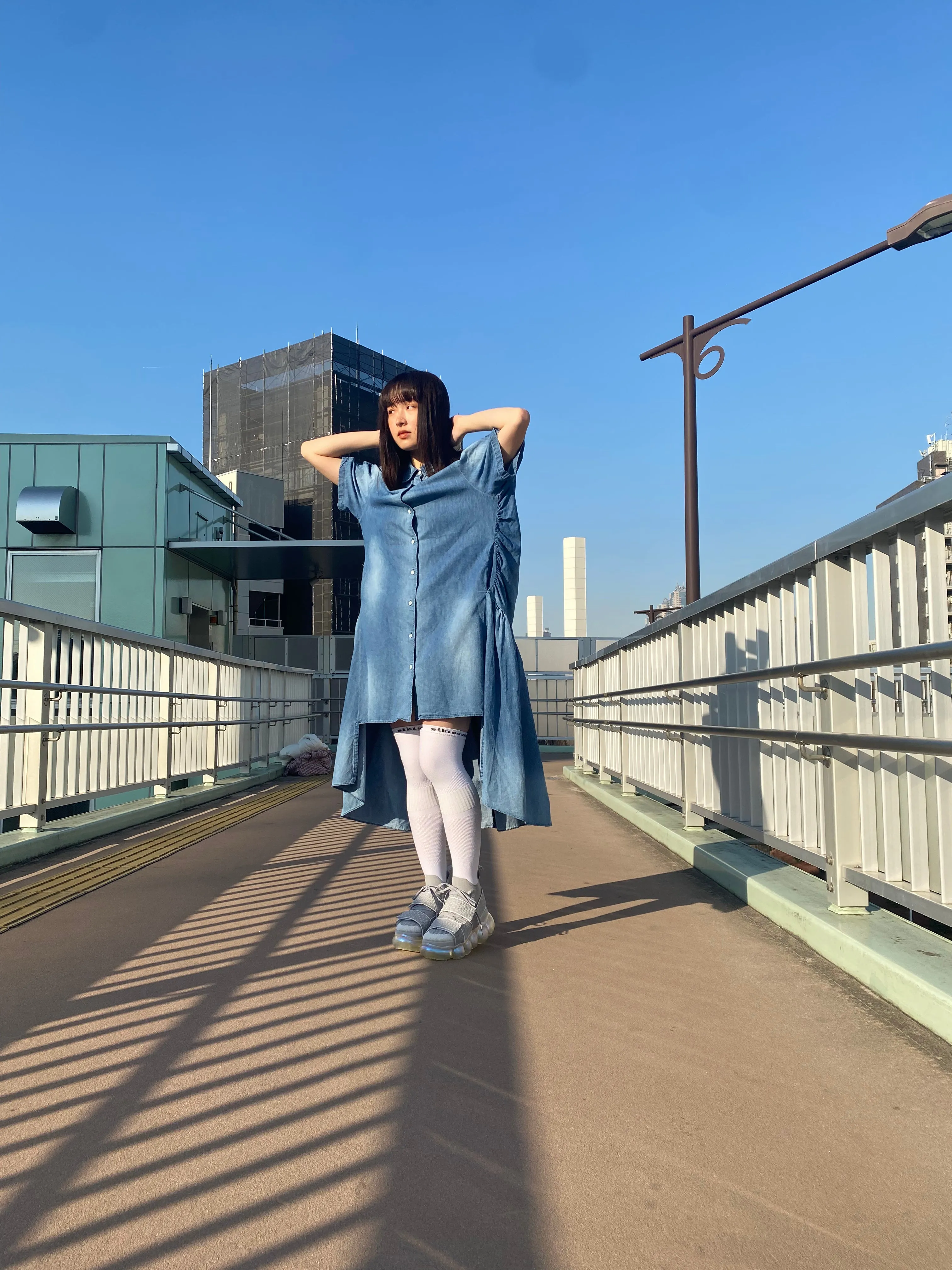 "Jewelry" High Shoes Beltcross / Aurora Gray