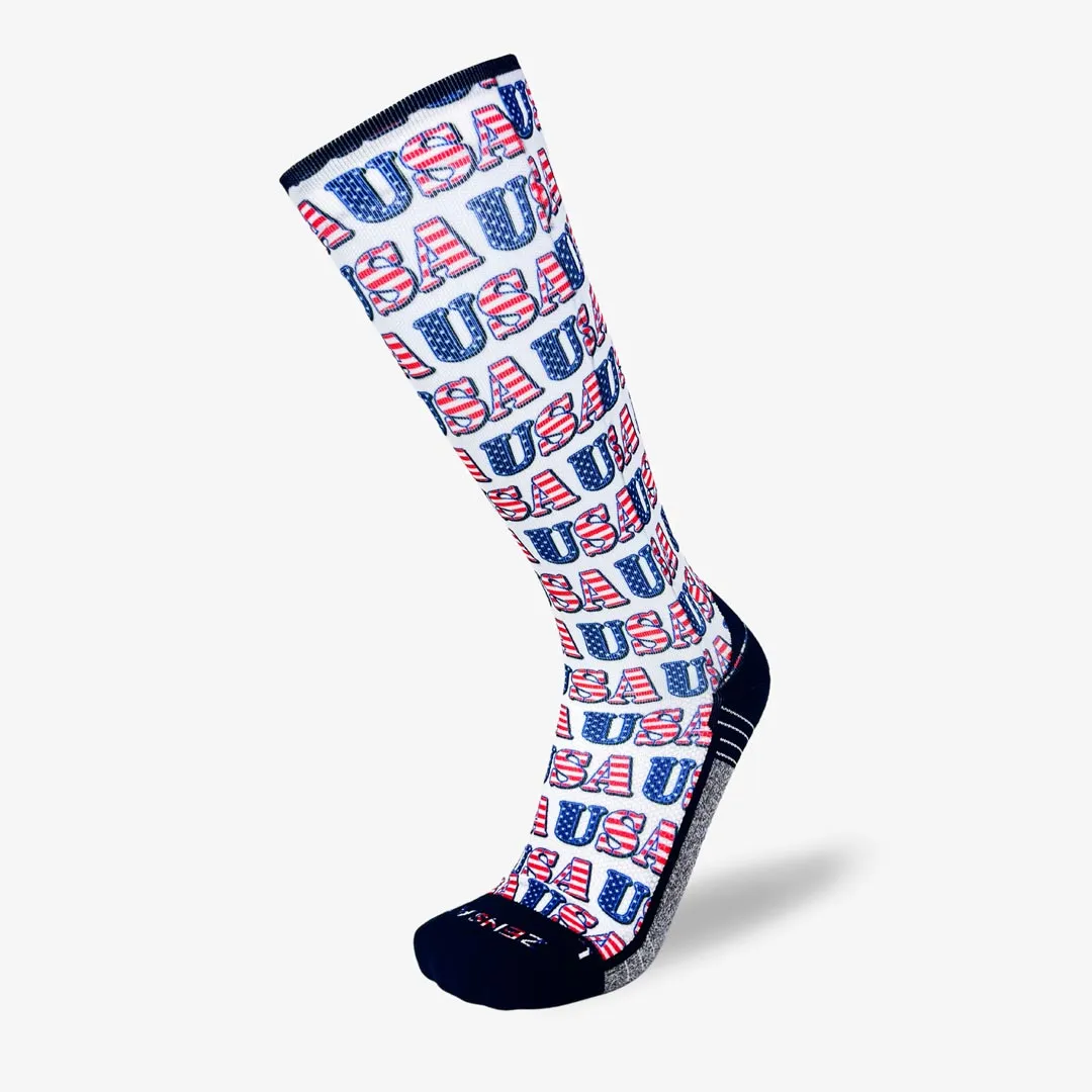 USAs Compression Socks (Knee-High)