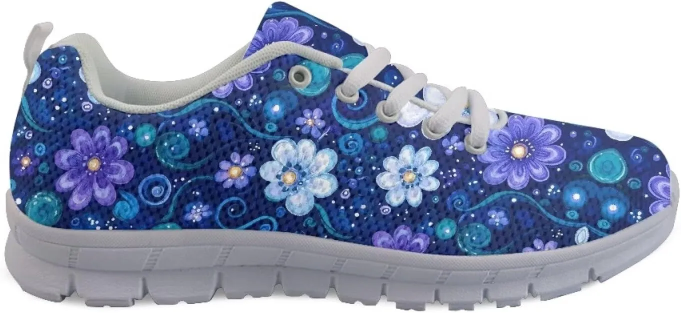 Walking Shoes Lightweight Cushioned Athletic Sneakers Women Casual Anti-Slip Camping Shoes for Travel US 5-12 White Sole
