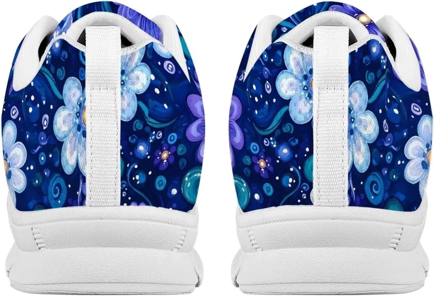Walking Shoes Lightweight Cushioned Athletic Sneakers Women Casual Anti-Slip Camping Shoes for Travel US 5-12 White Sole