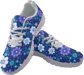 Walking Shoes Lightweight Cushioned Athletic Sneakers Women Casual Anti-Slip Camping Shoes for Travel US 5-12 White Sole