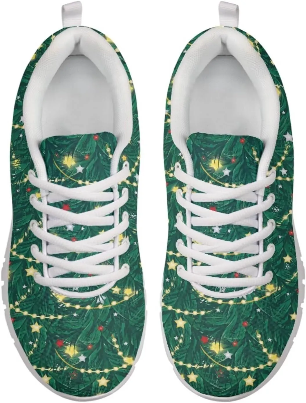 Walking Shoes Lightweight Cushioned Athletic Sneakers Women Casual Anti-Slip Camping Shoes for Travel US 5-12 White Sole