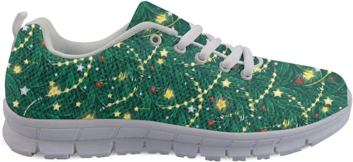 Walking Shoes Lightweight Cushioned Athletic Sneakers Women Casual Anti-Slip Camping Shoes for Travel US 5-12 White Sole