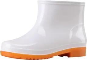 Womens Rubber Boots Womens Rain Boots Waterproof Slip-Resistant for Boating Fishing Gardening Farming Rain Shoes