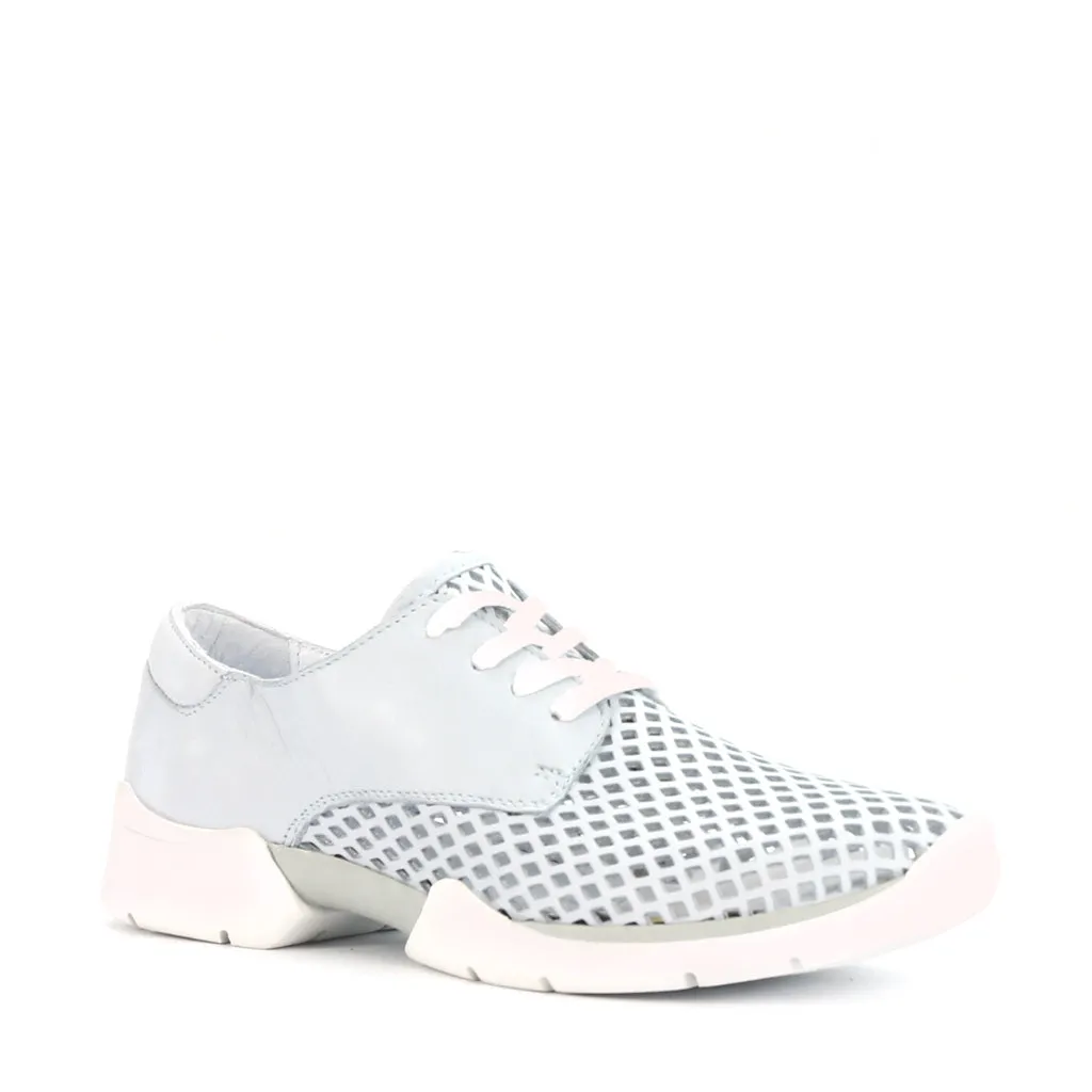 Stylish Xana Perforated Genuine Leather Sneakers for Women