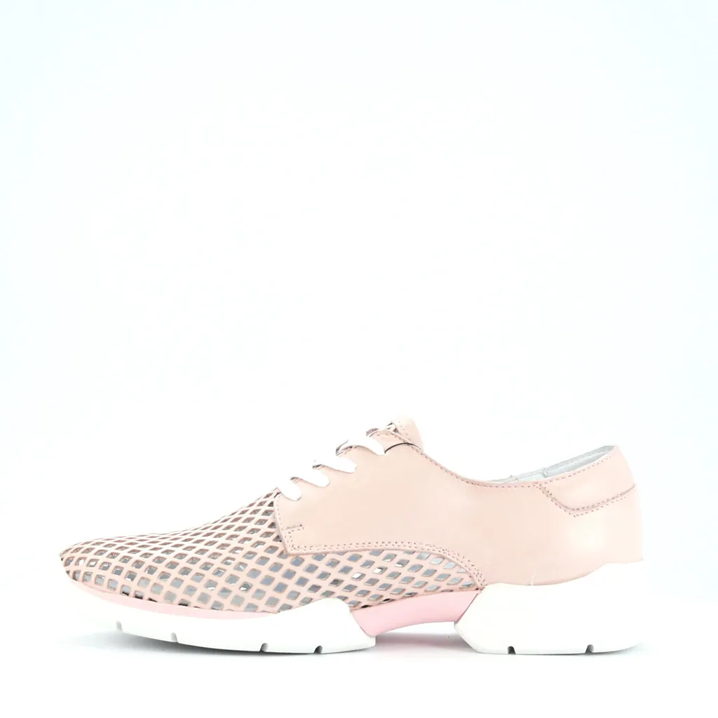 Stylish Xana Perforated Genuine Leather Sneakers for Women