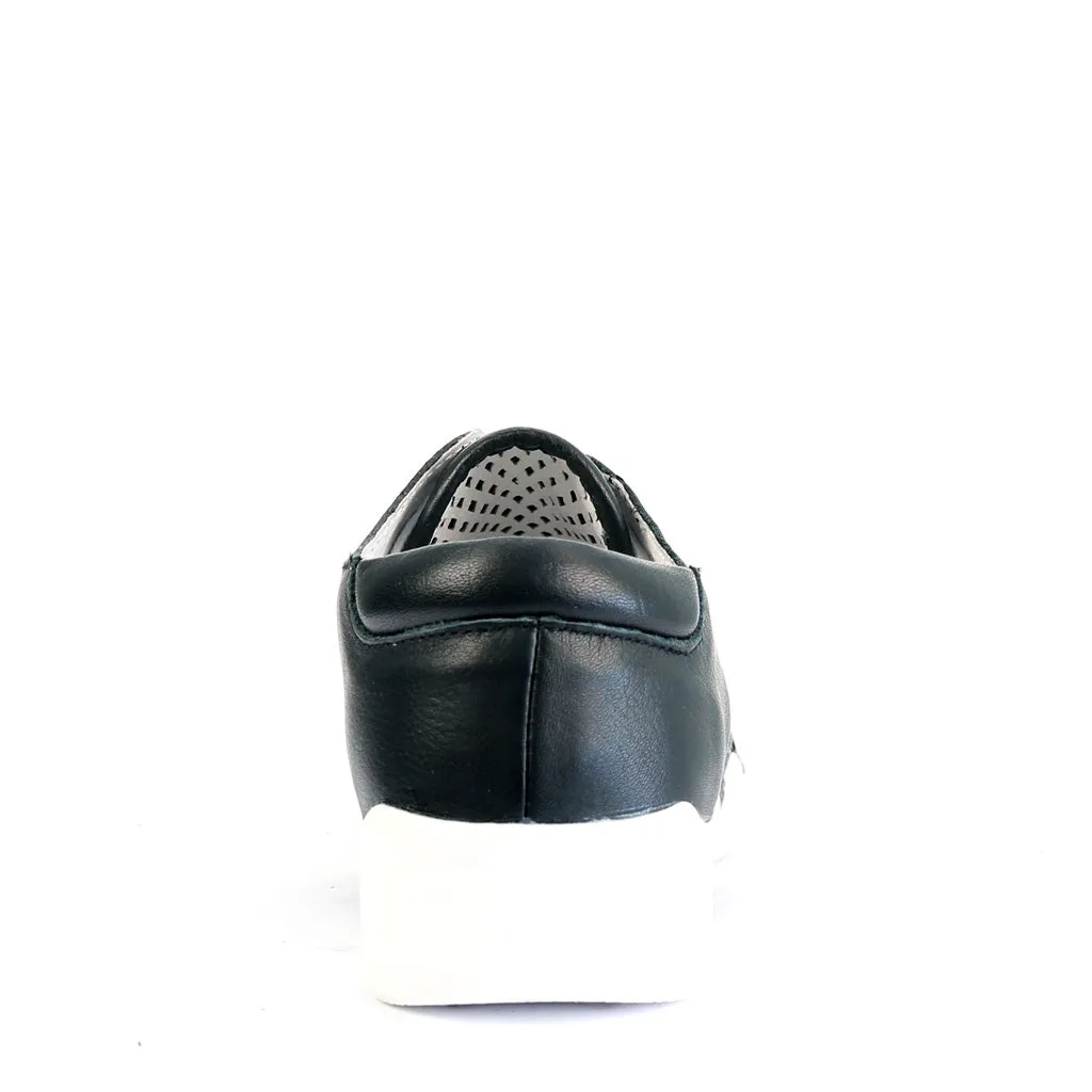 Stylish Xana Perforated Genuine Leather Sneakers for Women