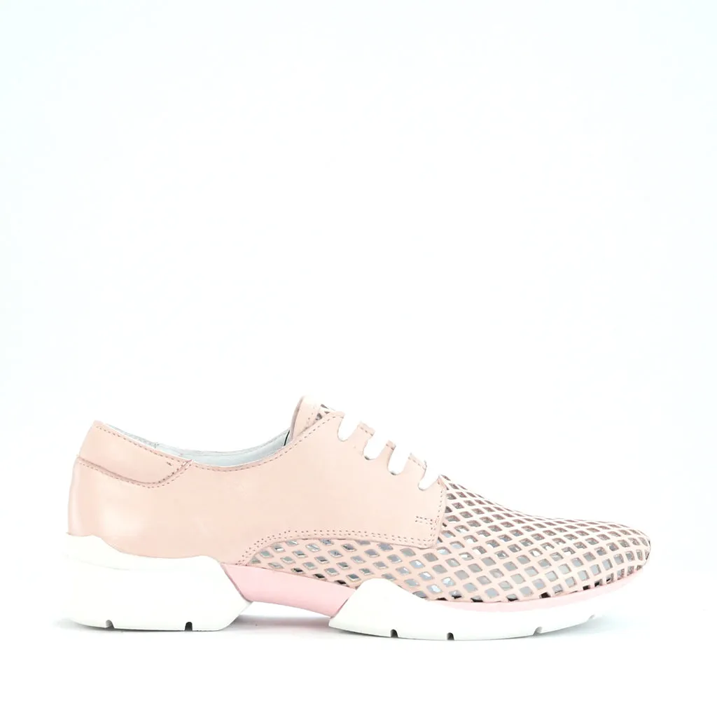 Stylish Xana Perforated Genuine Leather Sneakers for Women