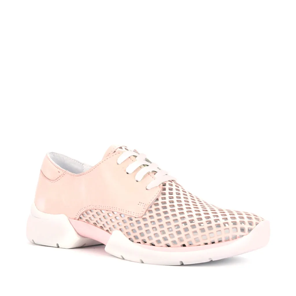 Stylish Xana Perforated Genuine Leather Sneakers for Women