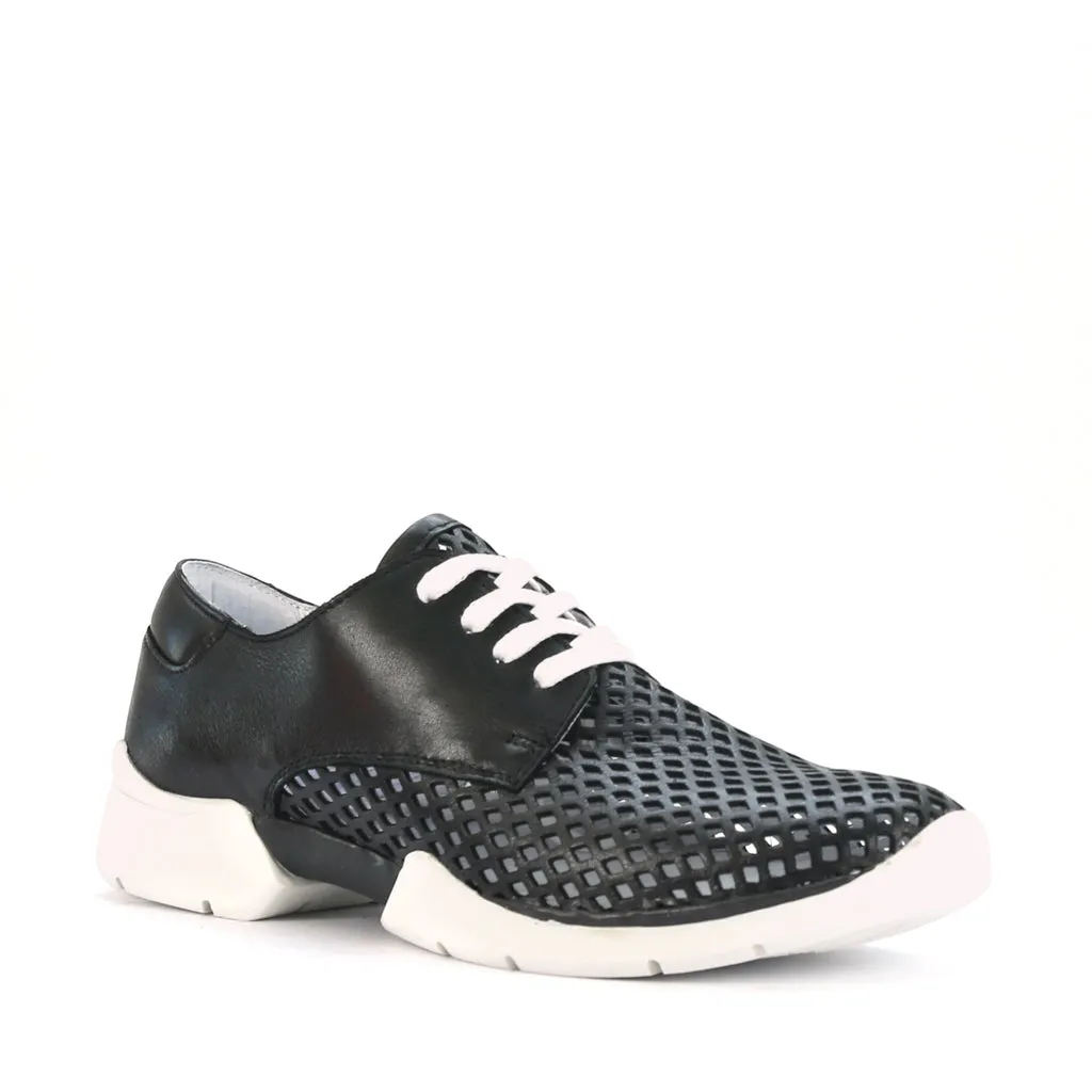 Stylish Xana Perforated Genuine Leather Sneakers for Women