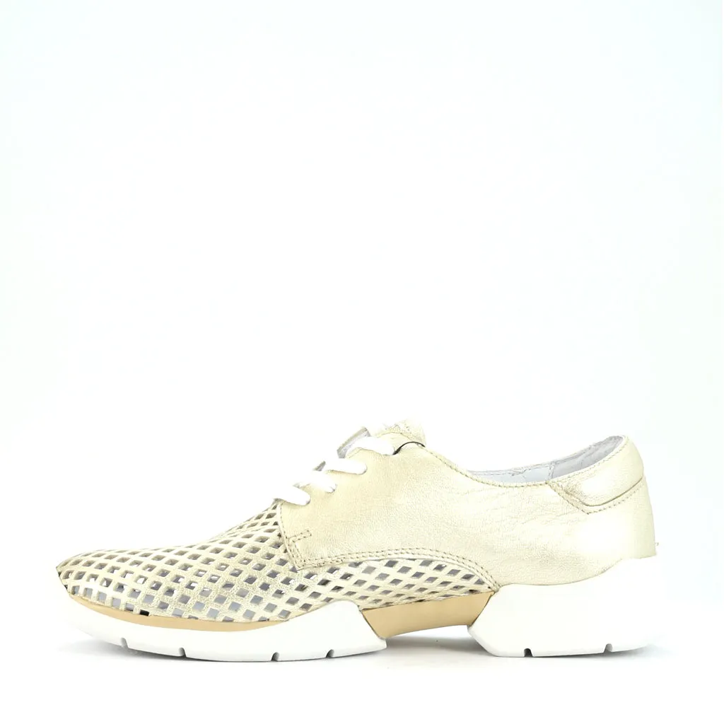 Stylish Xana Perforated Genuine Leather Sneakers for Women